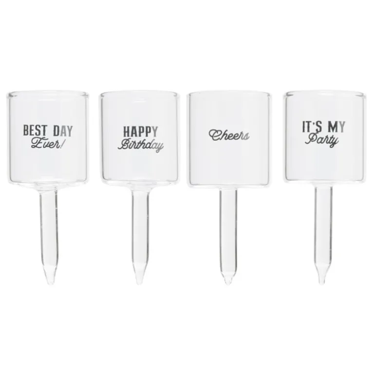 Caketopper shotglazen - set van 4