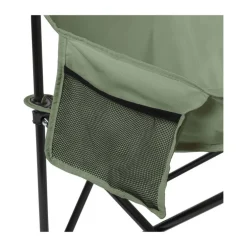 Campingstoel compact - groen - 65x62x55 cm