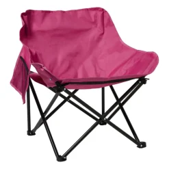 Campingstoel compact - roze - 65x52x55 cm