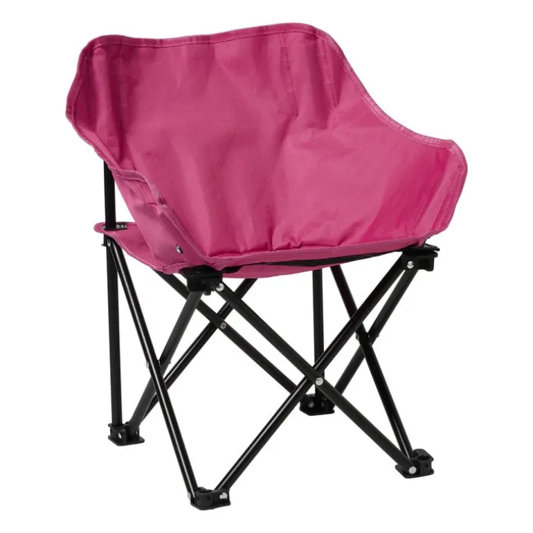 Campingstoel kids compact - roze - 50x50x40cm