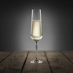 Champagneglas kristal - set van 4 - 200 ml