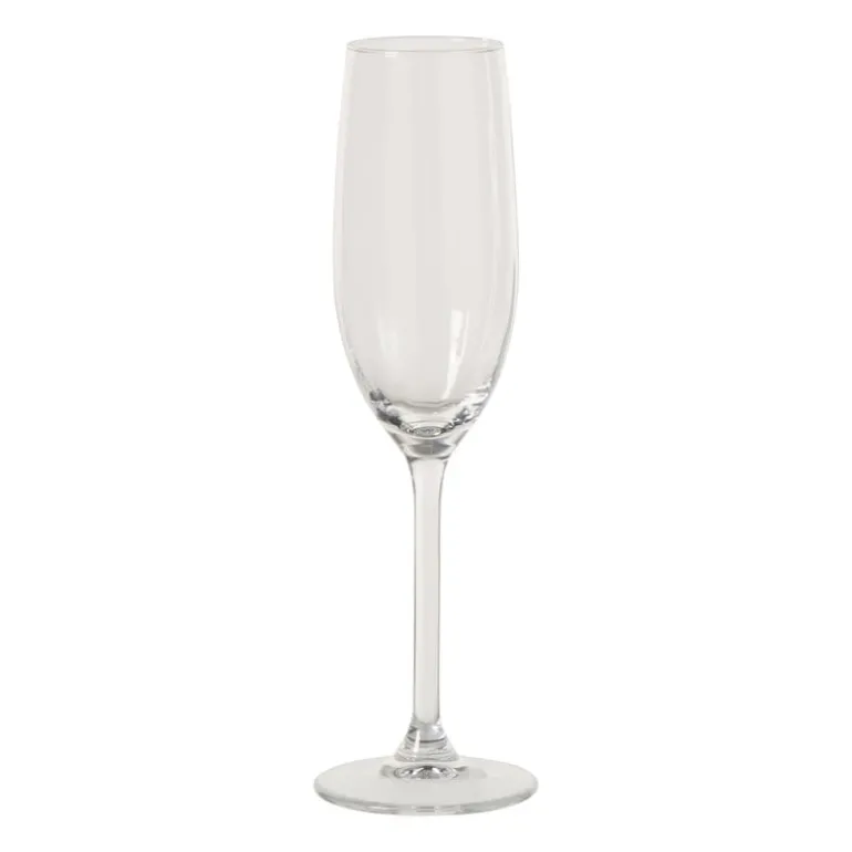 Champagneglas plisse - transparant - 210 ml
