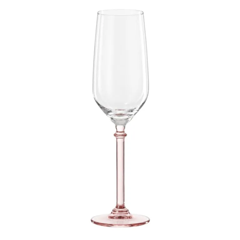 Champagneglas royal - lichtroze - 220 ml