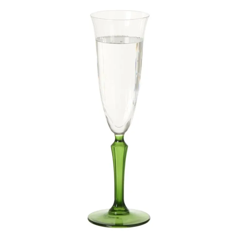 Champagneglas splendid - groen - 210 ml
