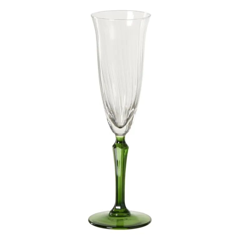 Champagneglas splendid - groen - 210 ml