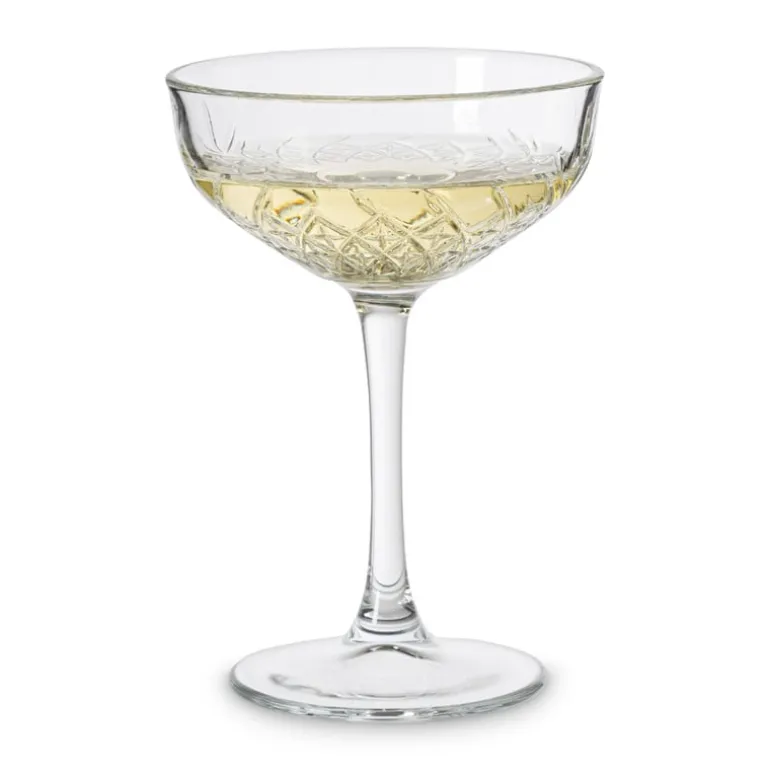 Champagneglas timeless - transparant - 27 cl