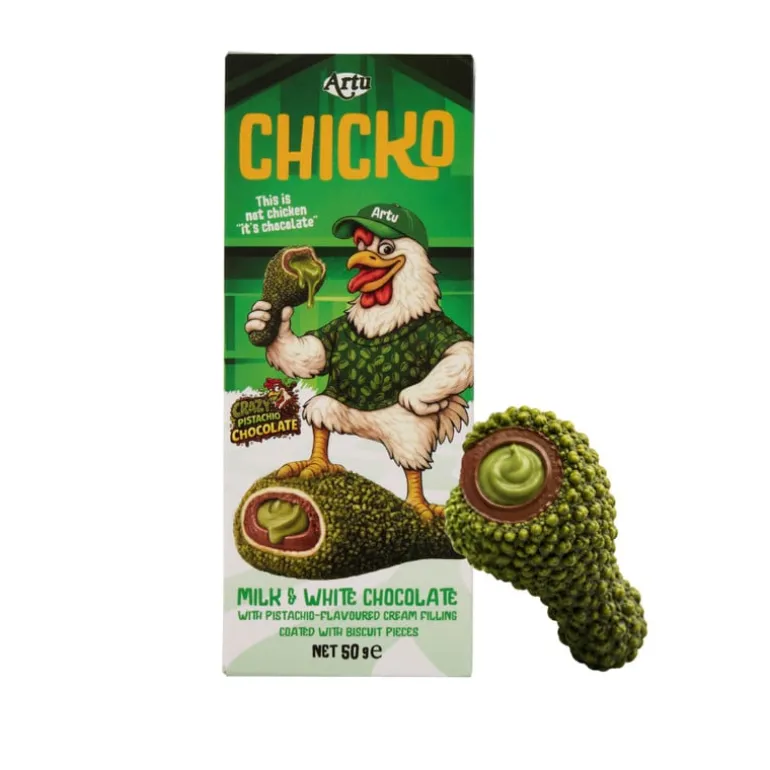 Chicko crunchy crispy chicken - pistachio - 50 gram