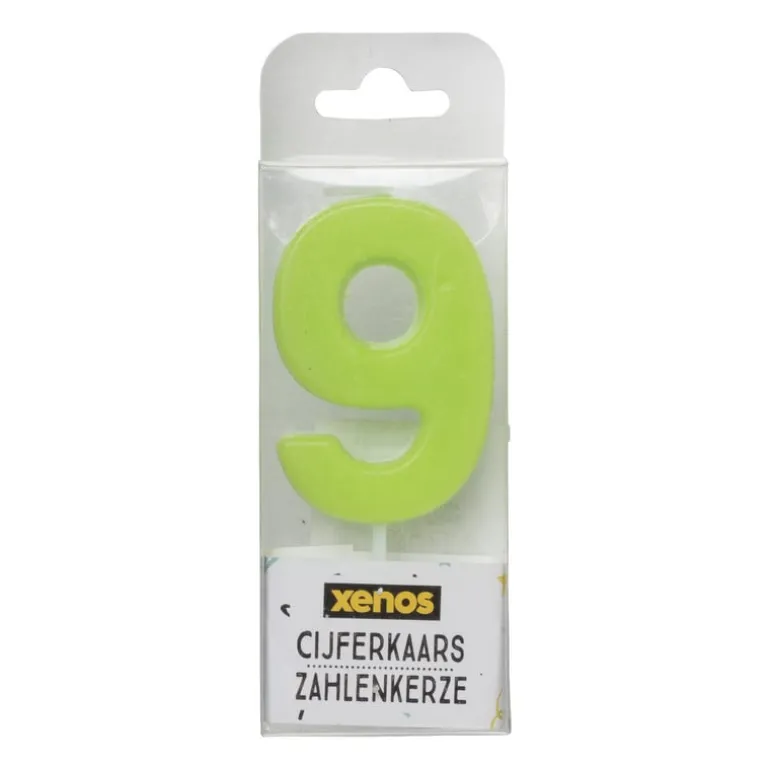 Cijferkaars - cijfer 9 - diverse varianten