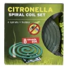 Citronella spiral coil set met houder - set van 8