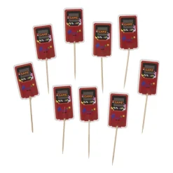 Cocktailprikkers game - multikleur - set van 12