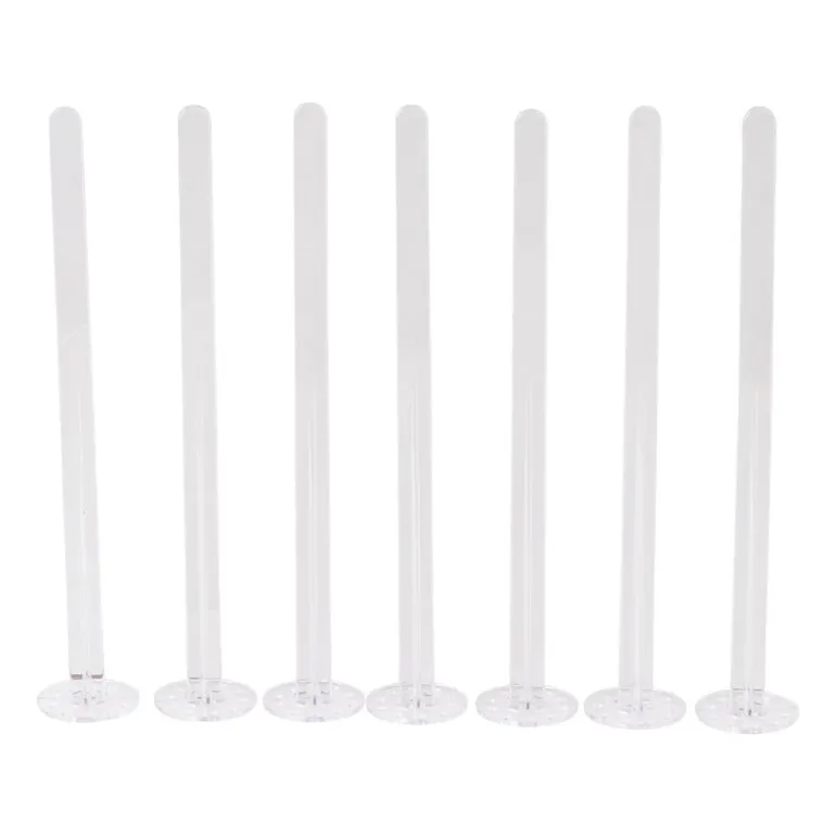 Cocktailstampers - transparant - set van 8