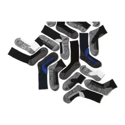 Coolmax enkelsokken - 39/42 - zwart/grijs - 2 paar