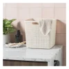 Curver jute opbergmand cube - 17 liter - beige