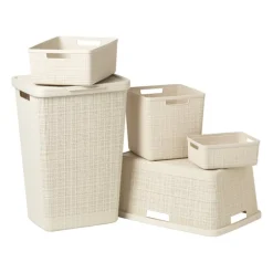 Curver jute opbergmand S - 5 liter - beige