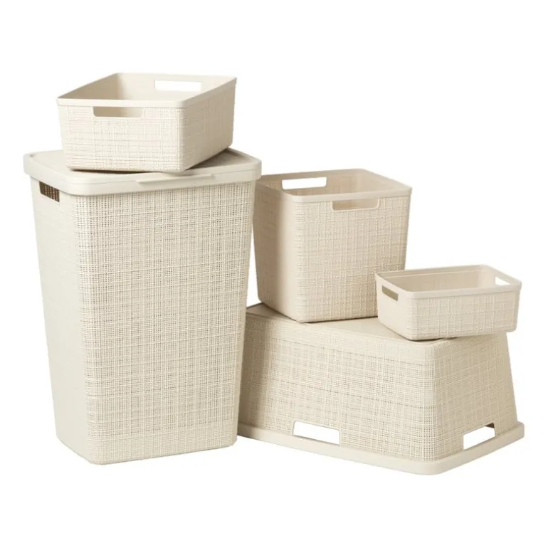 Curver jute wasmand - 46 liter - beige