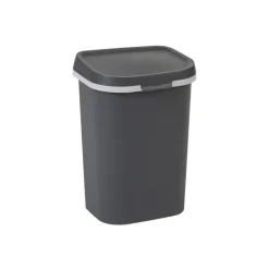 Curver prullenbak mistral flat - grijs - 25 liter