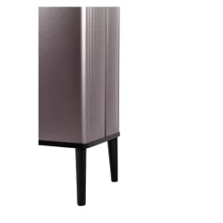 Curver prullenbak Verto - rosékleurig/zwart - 54 liter