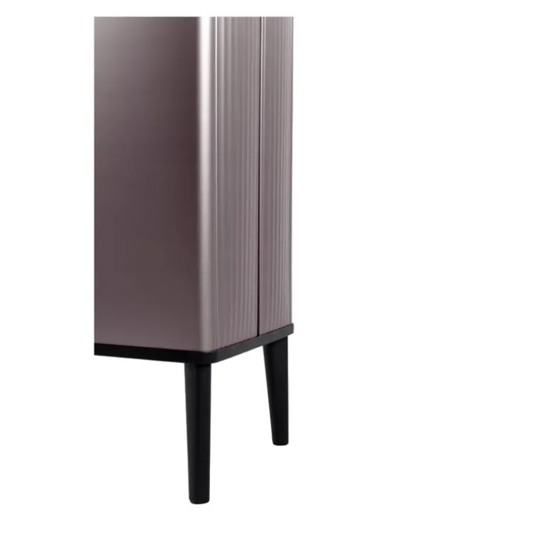 Curver prullenbak Verto - rosékleurig/zwart - 54 liter