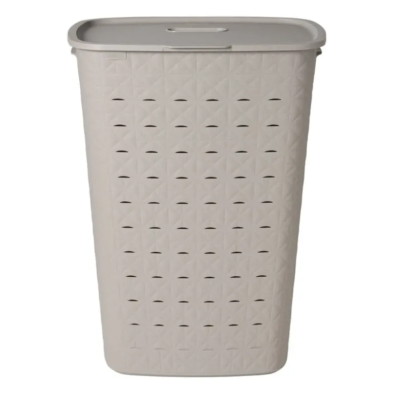 Curver wasmand fresh met deksel - 56 liter - taupe