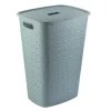 Curver wasmand fresh met deksel - 56 liter - blauw