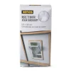 Dakraam hordoek elastisch - wit - 130x150 cm