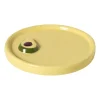 Decoratie schaaltje avocado/citroen - ø10x1.8 cm - diverse varianten