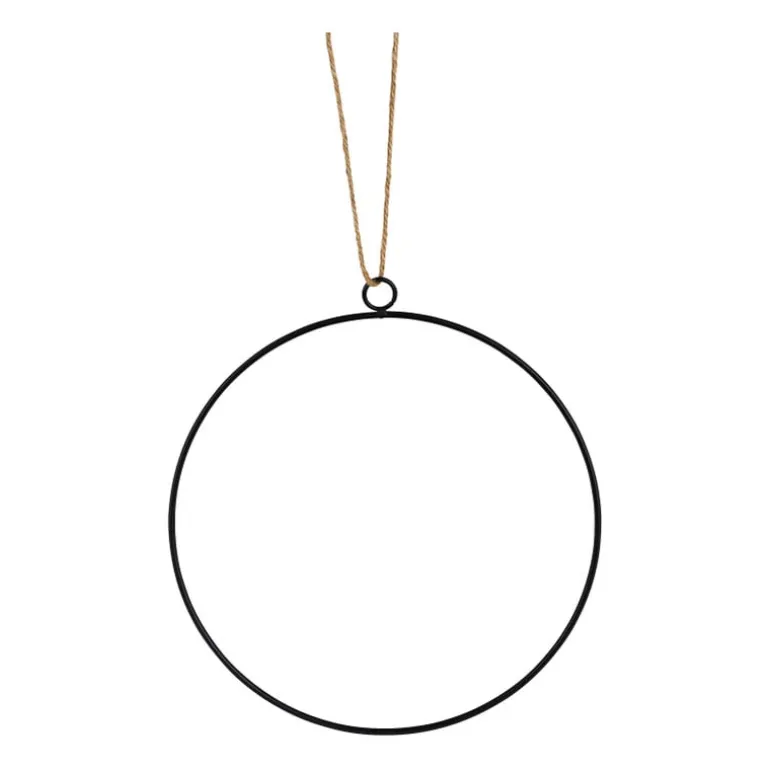 Deco ring metaal - ø25 cm