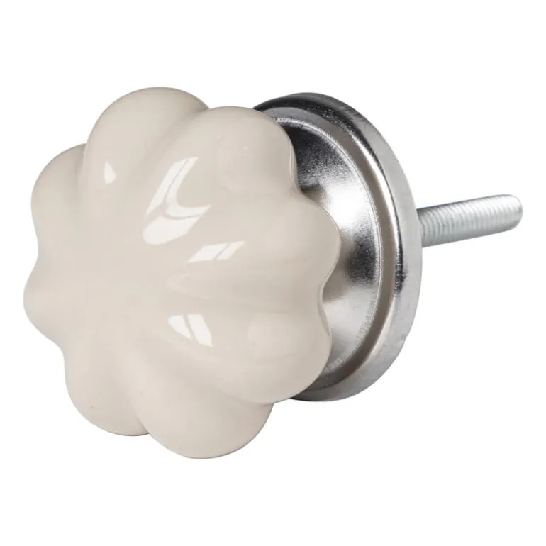 Deurknopje pompoen - naturel - ø3.5 cm
