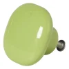 Deurknopje vierkant - groen - 3.8x3.8x2.7 cm