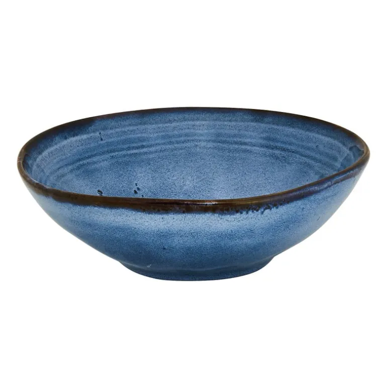 Diep bord Toscane - donkerblauw - 19 cm