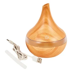 Diffuser houtlook - ø12,2x15 cm