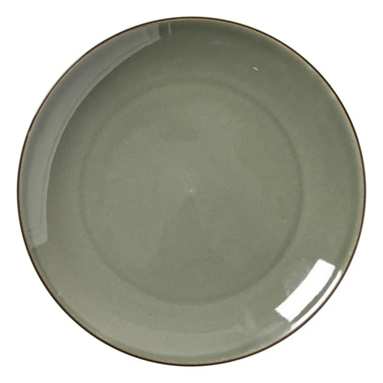 Dinerbord Emma - donkergroen - ø26.8x2.5 cm