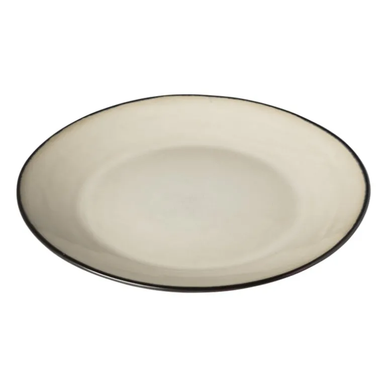 Dinerbord Roots - beige - ø27.5x3 cm