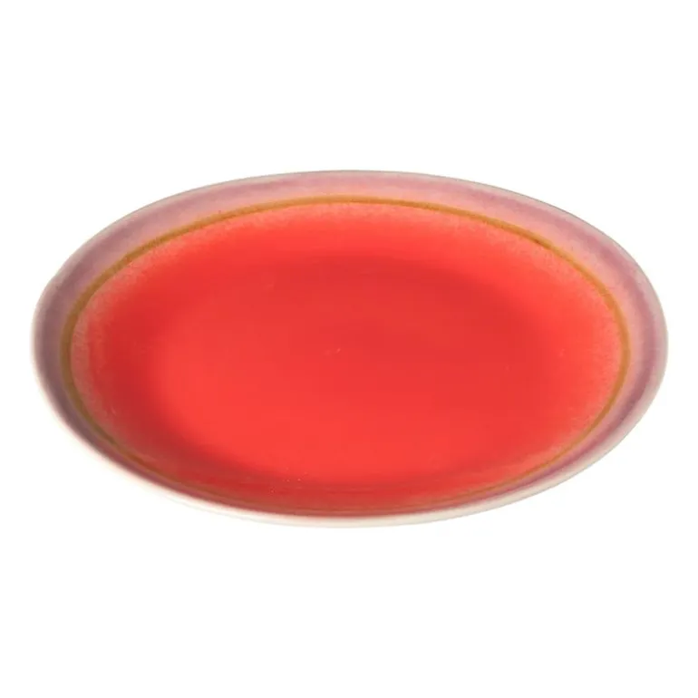 Dinerbord Roots - rood/paars - ø27.5x3 cm