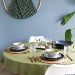 Dinerbord Toscane - donkerblauw - 28 cm
