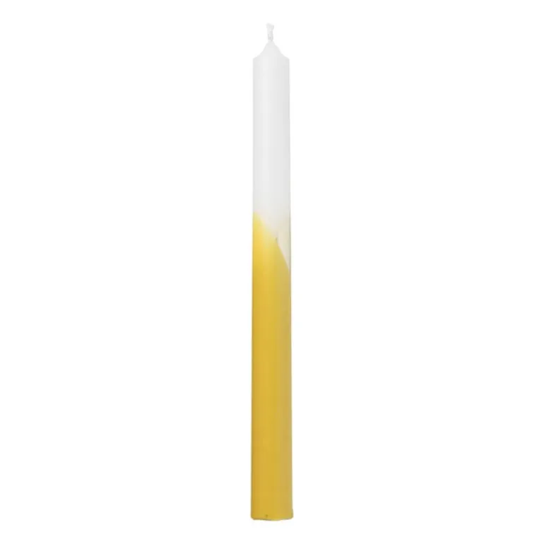 Dinerkaars dip dye - okergeel - ⌀2x25 cm