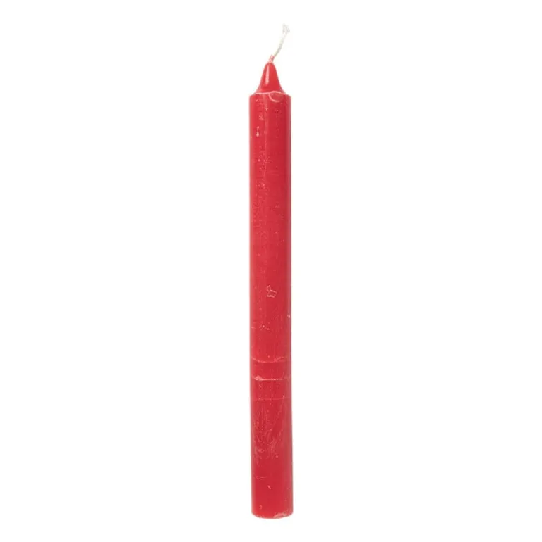 Dinerkaars rustiek - rood - 24 cm