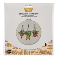 DIY borduursetje planten - diverse varianten
