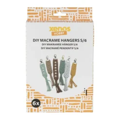DIY macrame hangers - set van 6