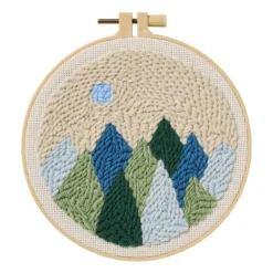 DIY punchnaald set landschap - diverse varianten