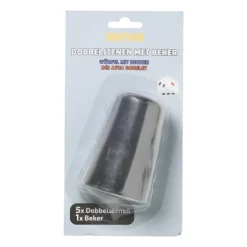 Dobbelstenen met beker - set van 6