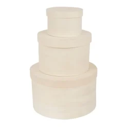 Doosje rond set van 3
