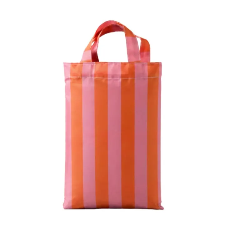 Douchegordijn - roze/oranje - 180x200 cm