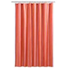 Douchegordijn - roze/oranje - 180x200 cm