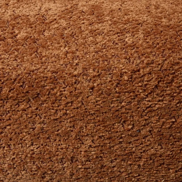 Draaifauteuil bouclé - bruin - 74x68x66 cm