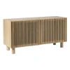 Dressoir Japandi met 2 deuren - bruin - 50x98.5x33 cm