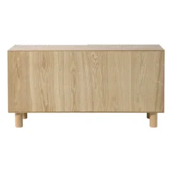 Dressoir Japandi met 2 deuren - bruin - 50x98.5x33 cm