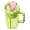 Drinkbeker met rietje Titan - groen - 1 liter