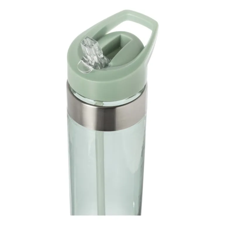 Drinkfles met rietje - groen - 500 ml