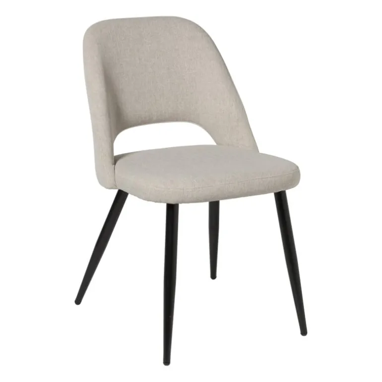 Eetkamerstoel Leonardo - beige - 82.5x61.5x48.5 cm